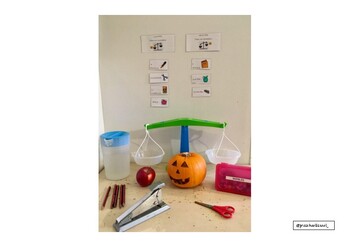 Preview of FREE! PUMPKIN BALANCE MATH ACTIVITY