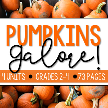 Preview of PUMPKIN BUNDLE For Grades 2-4!!!