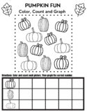 PUMPKIN FUN COLOR, COUNT AND GRAPH