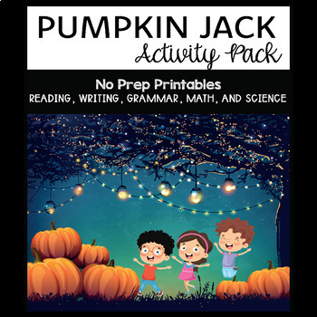 Preview of PUMPKIN JACK Activities NO PREP Pumpkin Life Cycle Fall Book Companion