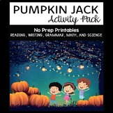 PUMPKIN JACK Activities NO PREP Pumpkin Life Cycle Fall Bo