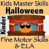 Halloween Fine Motor and ELA Rhyming Activity - PUMPKIN POETS!