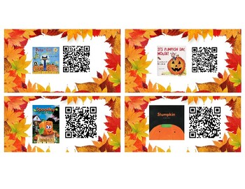 Preview of PUMPKIN QR CODE Read Alouds