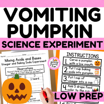 Preview of PUMPKIN SCIENCE EXPERIMENT / HALLOWEEN SCIENCE EXPERIMENT, Halloween Activities