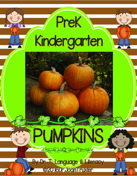 Preview of PUMPKINS (PreK and Kindergarten) (Distance Learning)