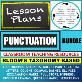 Preview of PUNCTUATION: UNIT LESSON PLANS AND RESOURCES - BUNDLE