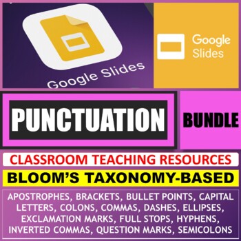 Preview of PUNCTUATION: GOOGLE SLIDES - BUNDLE