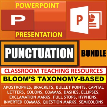 Preview of PUNCTUATION: POWERPOINT PRESENTATIONS - BUNDLE