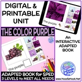PURPLE - Color Adapted Books for Special Education (Print 