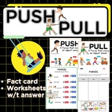 PUSH & PULL Force motion for kindergarten, Science for kids
