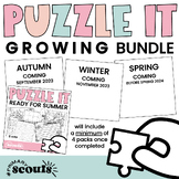 Summer Coloring Pages | PUZZLE IT *GROWING BUNDLE* | Morning Work