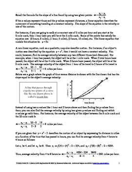 Preview of PUZZLE MATH: Discovering Calculus