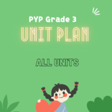 PYP Grade 3 Unit Plans (6 of them)