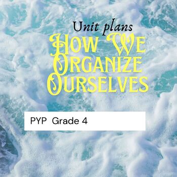 Preview of PYP Grade 4 Unit plan of How We Organize Ourselves