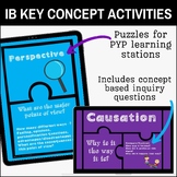 PYP IB Key Concepts Center Activites