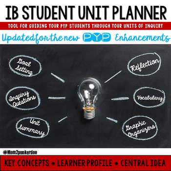 PYP IB Student Unit Planner by Mom2punkerdoo | Teachers Pay Teachers