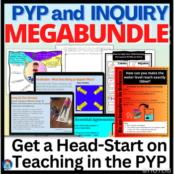Preview of PYP INQUIRY MEGABUNDLE Activities Units Displays Awards Parent Letters & MORE