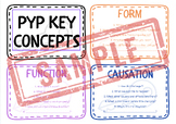 PYP KEY CONCEPTS question cards - colour