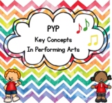PYP Performing Arts Poster