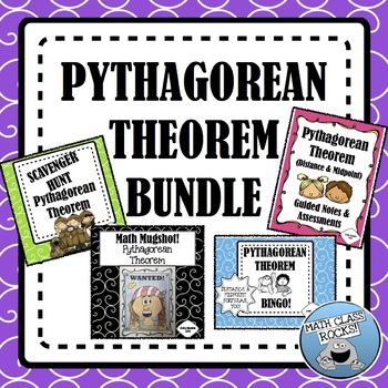 Preview of PYTHAGOREAN THEOREM BUNDLE!!