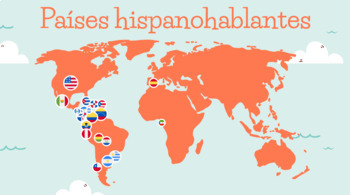 Países hispanohablantes by Andrea Aguirre | TPT