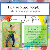 2nd grade - Pablo Picasso Shape People