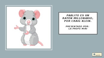Preview of Pablito es un ratón millonario, por Craig Klein.