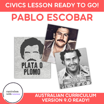 Preview of Pablo Escobar: At Risk Teens Civics Lesson