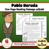 Pablo Neruda Reading Passage