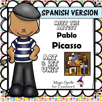 Preview of Pablo Picasso Activities - Artist Biography Unit - Biografia - SPANISH VERSION