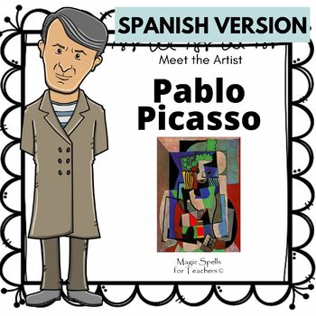 Preview of Pablo Picasso Activities in Spanish - Pablo Picasso Biografia- SPANISH VERSION