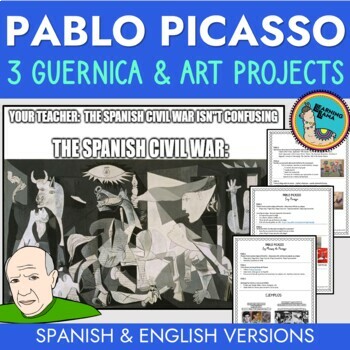 Preview of Pablo Picasso Guernica Project Spanish and English