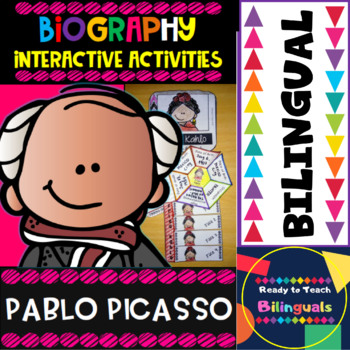 Preview of Pablo Picasso - Interactive Activities - Hispanic Heritage Leader - Dual Set