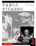 Artist Study - Pablo Picasso Montessori 3 Part Cards with 