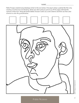 Picasso Colors Colored Pencils & Coloring Pages