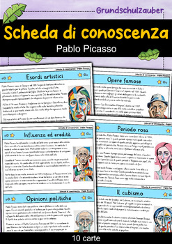 Preview of Pablo Picasso - Scheda di conoscenza - Personaggi famosi (Italiano)