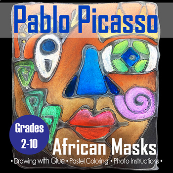 Preview of Pablo Picasso's African Masks - Art Lesson for Kids