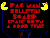 Pac Man Themed Music Bulletin Board: Chase Down a Good Tune