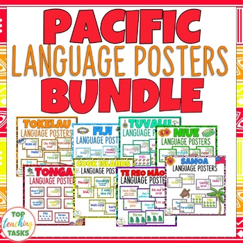 Preview of Pacific Island BUNDLE Greetings Introductions Farewells Classroom Posters
