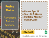 Pacing Guide - Advanced Animal Science
