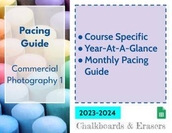 Preview of Pacing Guide - Commercial Photography 1
