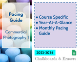 Pacing Guide - Commercial Photography 1