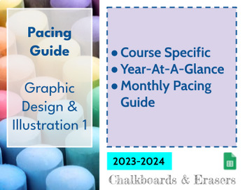 Preview of Pacing Guide - Graphic Design & Illustration 1