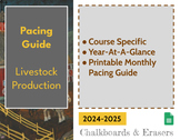Pacing Guide - Livestock Production