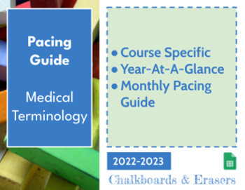 Preview of Pacing Guide - Medical Terminology