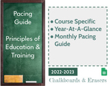 Pacing Guide - Principles of Education & Training
