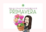 Pack 3 recursos musicales de la primavera by @pizziprofe