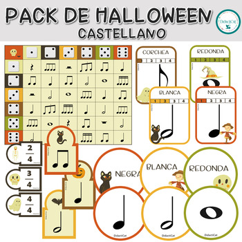 Preview of Pack Halloween - CAstellano - Actividades musicales