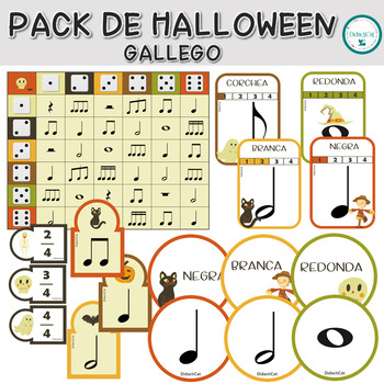Preview of Pack Halloween - Gallego - Actividades musicales