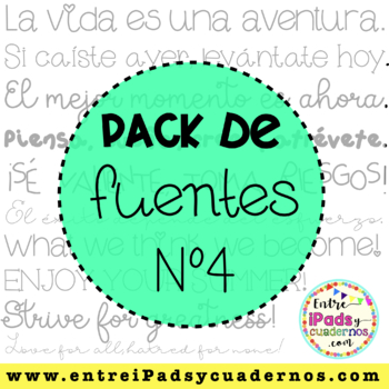 Preview of Pack de Fuentes nº4 EIC (EntreiPadsyCuadernos)